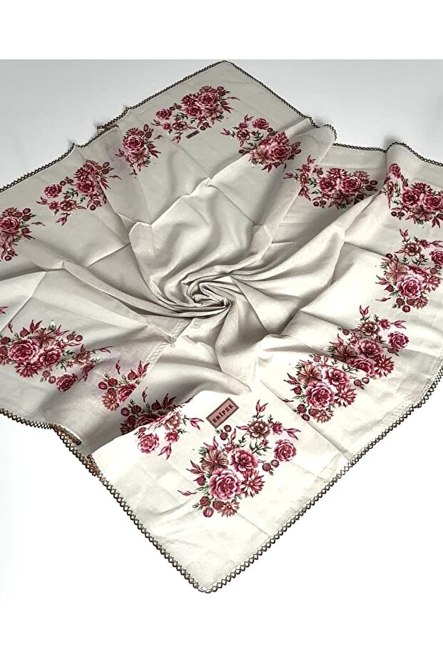 Embroidered Cotton Writing 6589-11