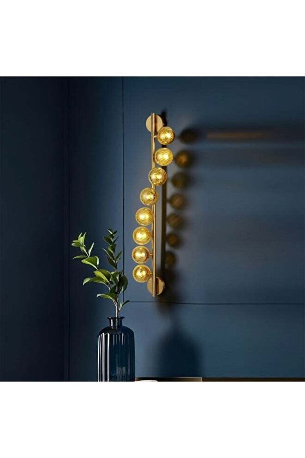 Kiara Wall Bracket Metal+Glass D80X18Xh12 G9 Antique Brass