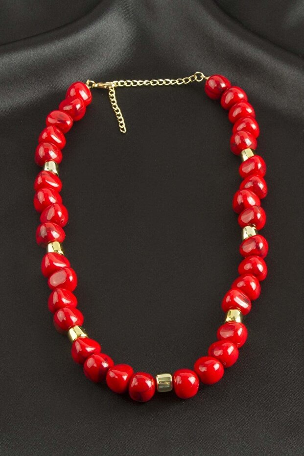 Zr Model Oval Plastic Necklace