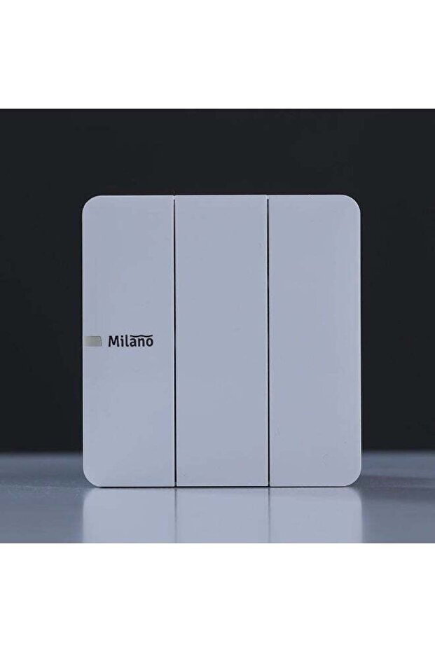 - Milano 10A 3 Gang 1 Way Switch Wh Ps