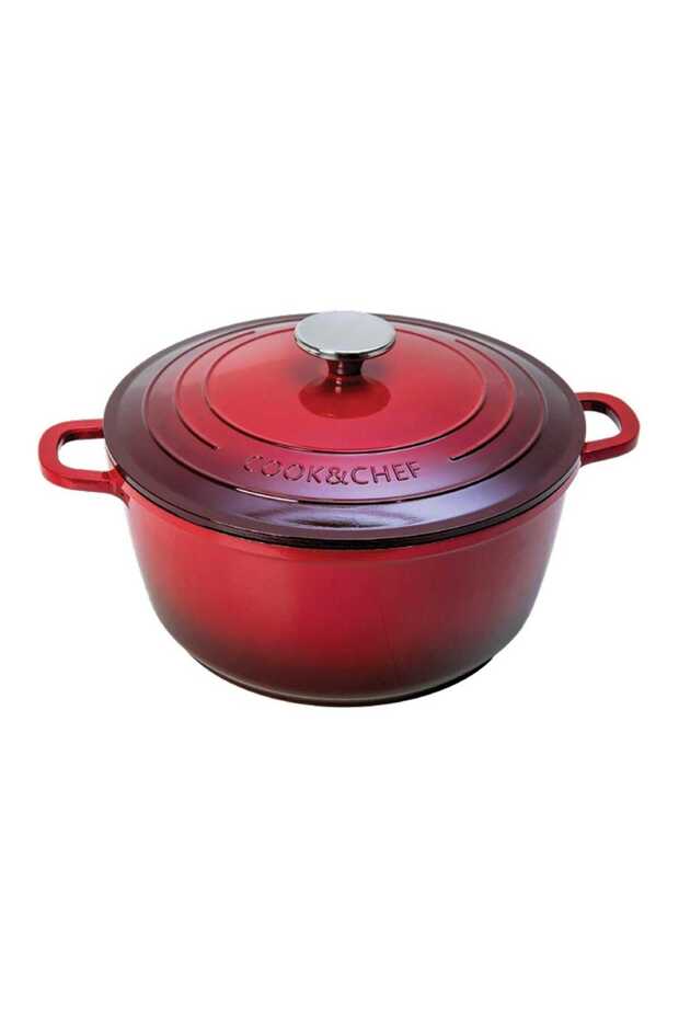 4.3L Non-stick Die Cast Aluminium Cooking Pot with Lid