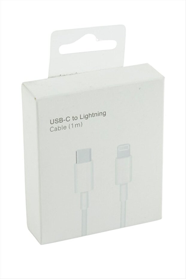 İphone Type C Lighting Data Şarj Kablosu 1 metre - Beyaz