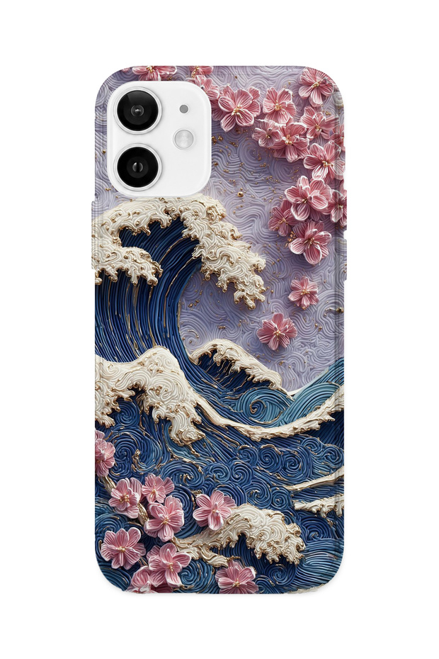 iPhone 12 Mini Compatible Printed Transparent Phone Case | Collection: Pastelbloom Soft Series