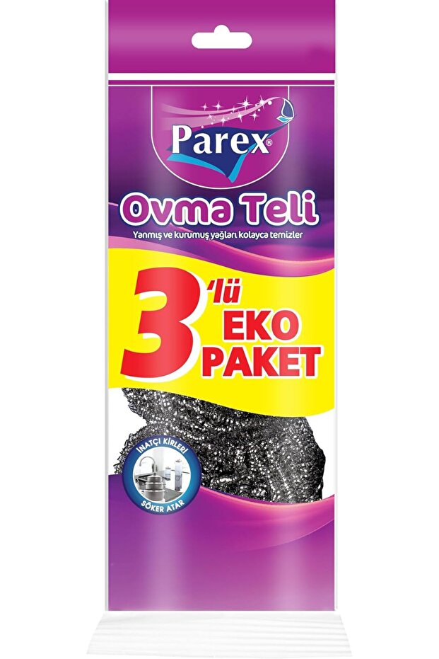 METALLIC SCOURER 3 PIECES