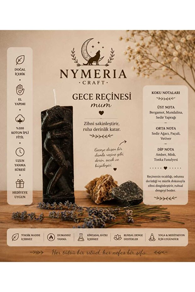 Gece Reçinesi & Rustik Heykel