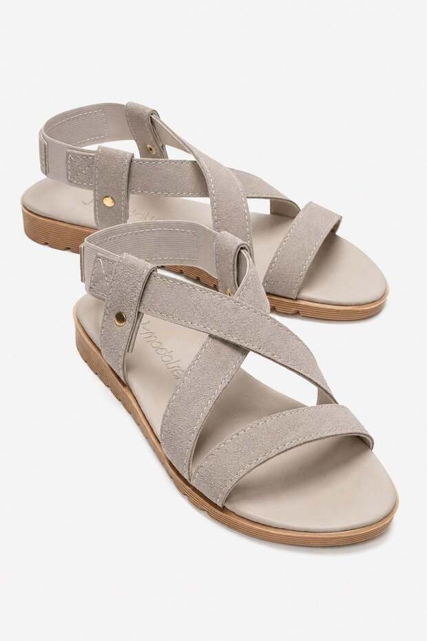 Elastic Cross Women's Sandals Vison