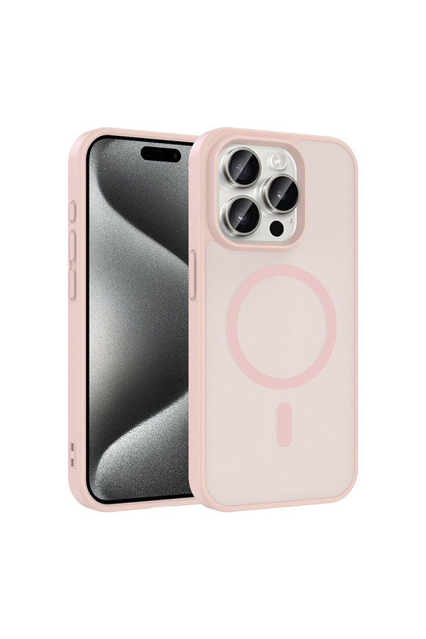 iPhone 15 Pro Case Magsafe Camera Protected Matte Anti-Fingerprint Brsa