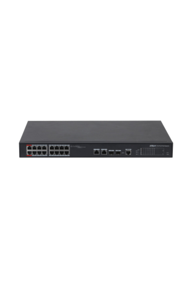 Dahua 16port 240w full poe pfs4218-16et-240-v2 gigabit 2x sfp manageable switch