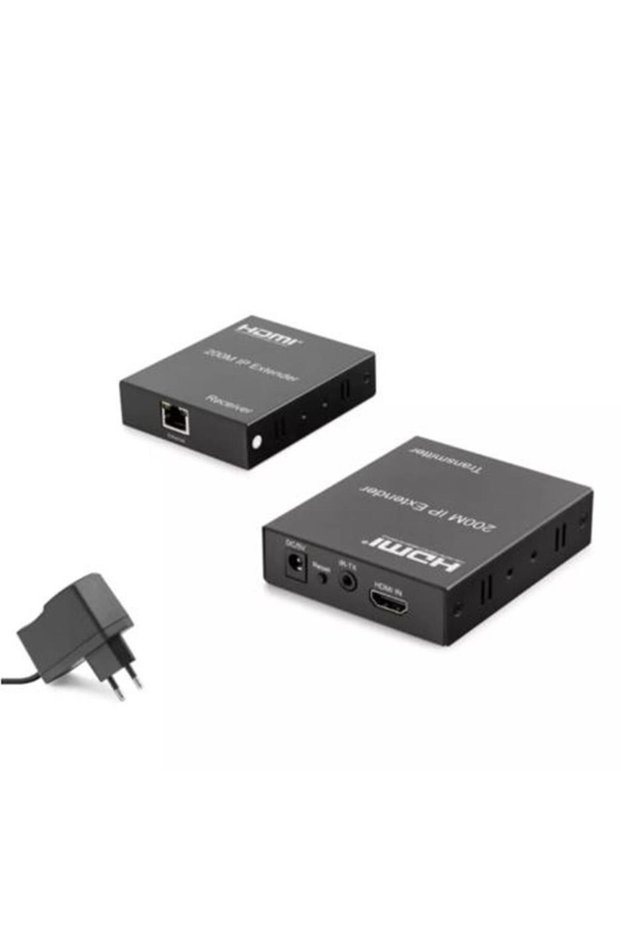 Hadron hdx1363 hdmi kvm extender 4k loop-out 120 m - silver