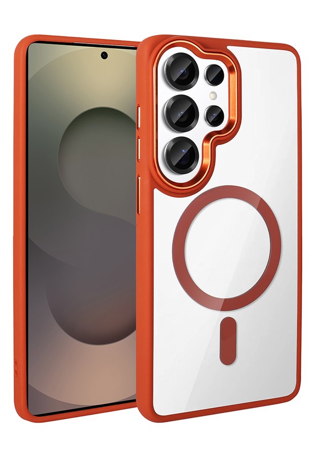 Samsung Galaxy S26 Ultra Tereya Magsafe Cover - Orange