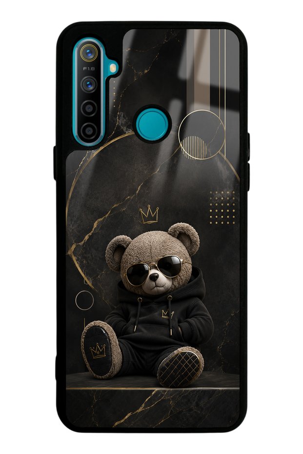 Realme 5I Royal Teddy Design Glossy Phone Case