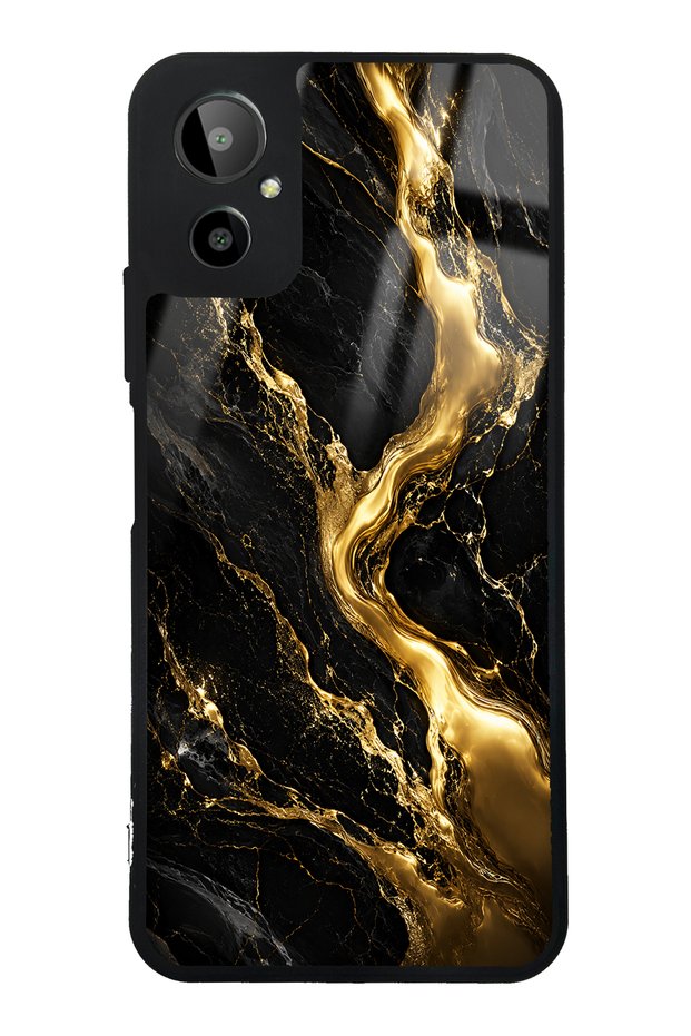 Gm 23 Se Obsidian Gold Flow Design Glossy Phone Case
