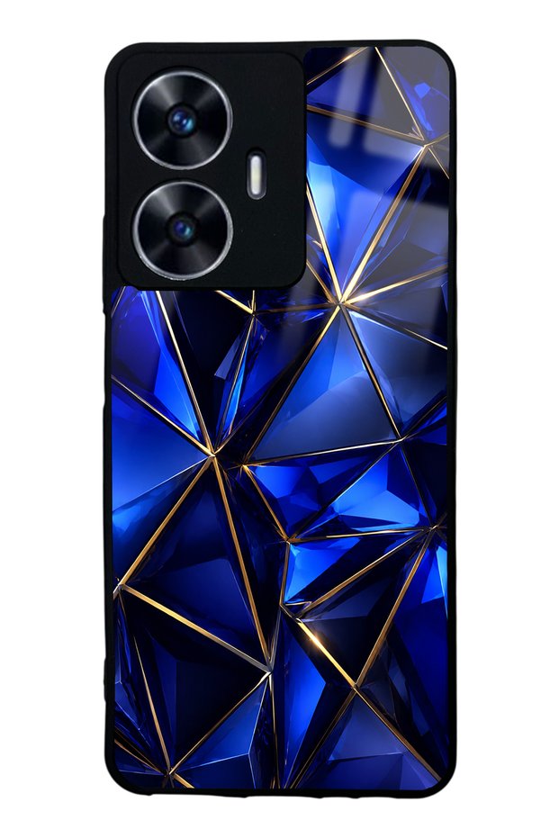 Realme C55 Sapphire Crystal Edge Design Glossy Phone Case