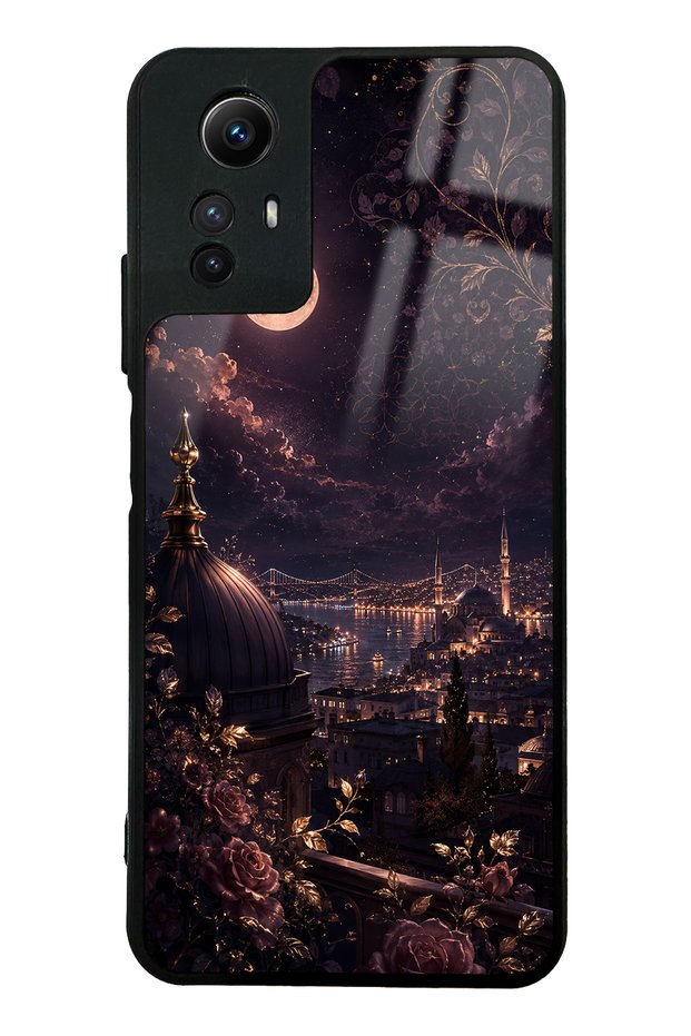 Xiaomi Redmi Note 12S Rosewood Bosphorus Night Design Glossy Phone Case