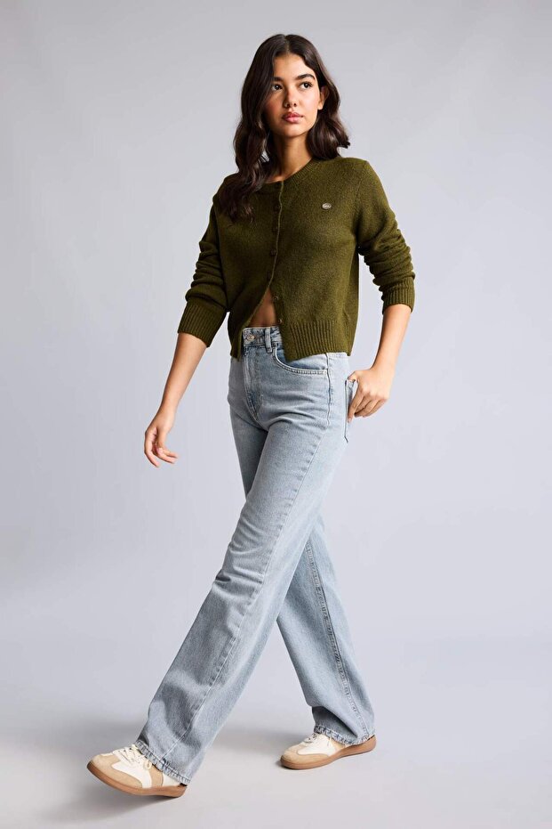 90's Wide Leg High Waist Pipe Leg Jeans I1906Ax26Au