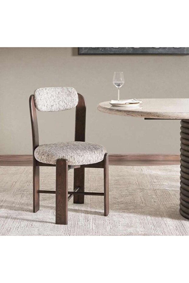 COLYTON DINING CHAIR - BROWN