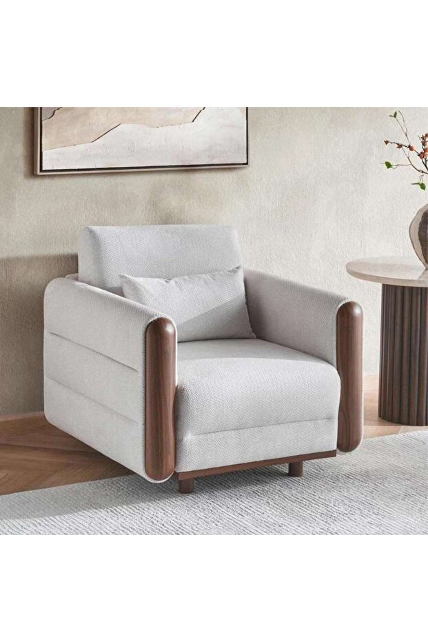 EVAGELIE SINGLE SEATER SOFA - BEIGE
