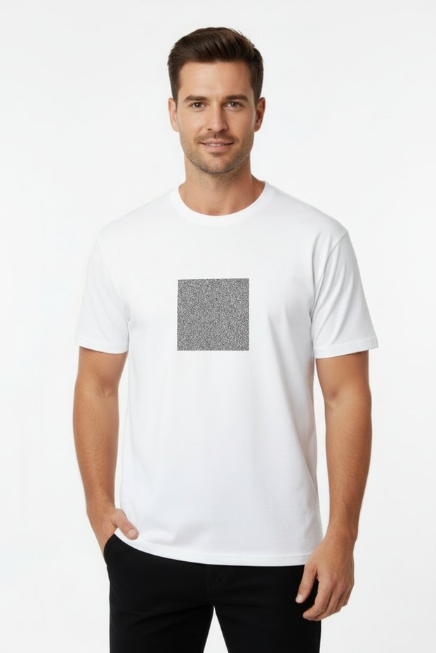 White Whale Rare Static Men's T-Shirt