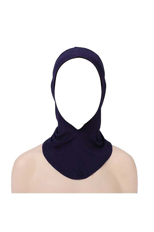 وشاح طويل كلاسيكي مريح باللون الأسود، غطاء رأس تحت الحجاب، غطاء كامل للرقبة تحت الحجاب، أغطية رأس للنساء