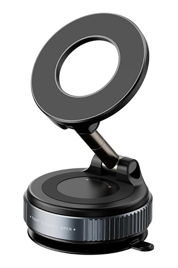 Vacuum Suction Phone Mount for Car Wireless Stand Magnetic Phone Holder