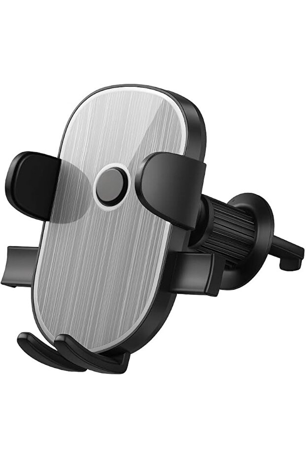 Black Mobile Car Holder - Universal Dashboard & Windshield Mount - 360° Rotatable, Anti-Slip