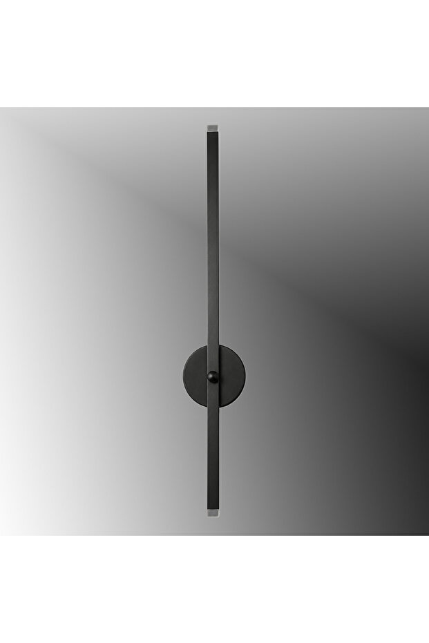 Tt079-Sy-Elk-Apl 70 cm (White Light Led) Matte Black Electric Wall Lamp