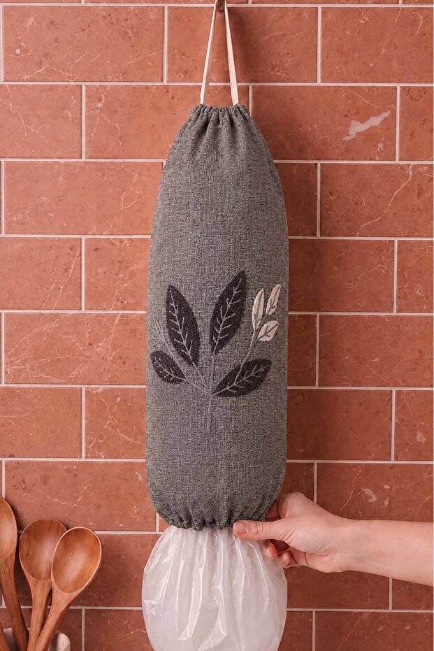 Gray Thin Branch Bag Holder & Cloth Bag Organizer