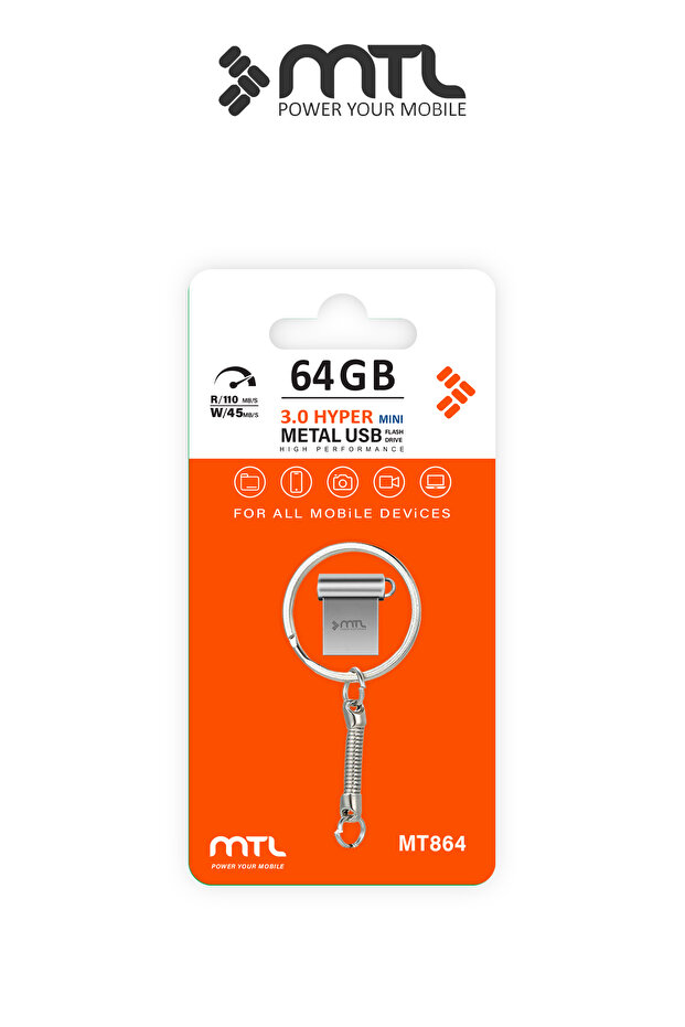 Hyper USB 3.0 Mini Keychain USB Flash Memory Mt86X