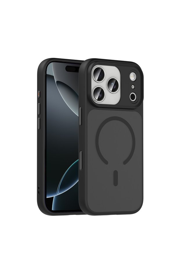 iPhone 17 Pro Case Magsafe Supported Camera Raised Matte Anti-Fingerprint Silicone Brsa