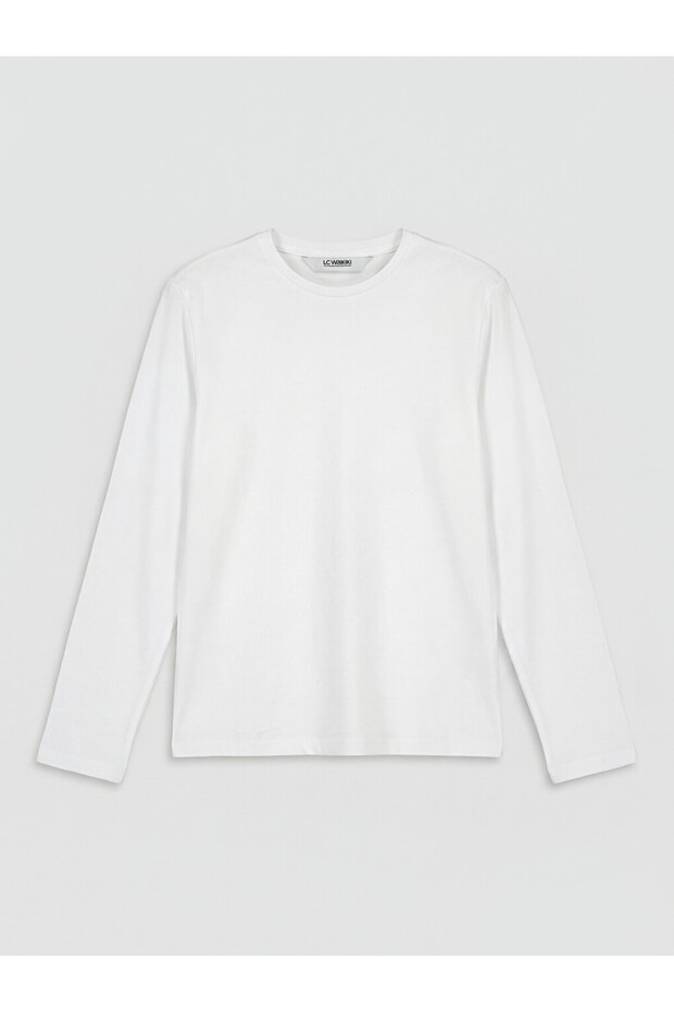 Crew neck basic girl's t-shirt