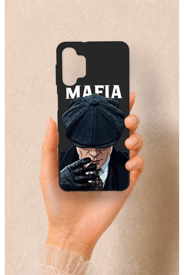 Samsung A32 Compatible Mafia Patterned Silicone Case