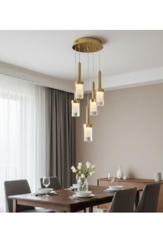 ثريا Aurora اضاءة LED طابع فخم مودرن