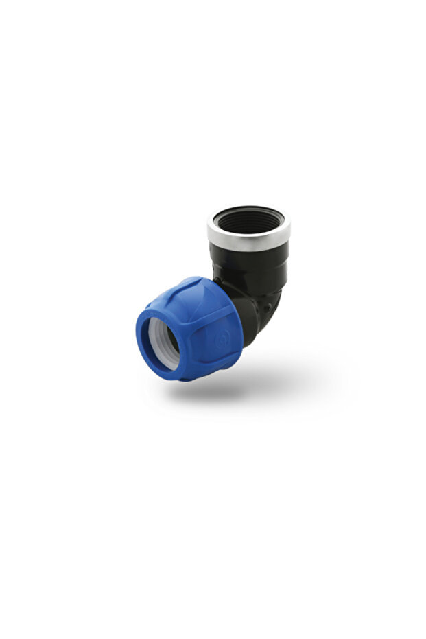 Blue Series Kablin Female Elbow with Galvanized Metal Ring 32 X ¾'' Single