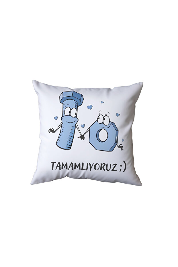 We Complete Each Other Pillow, Gift for Lover