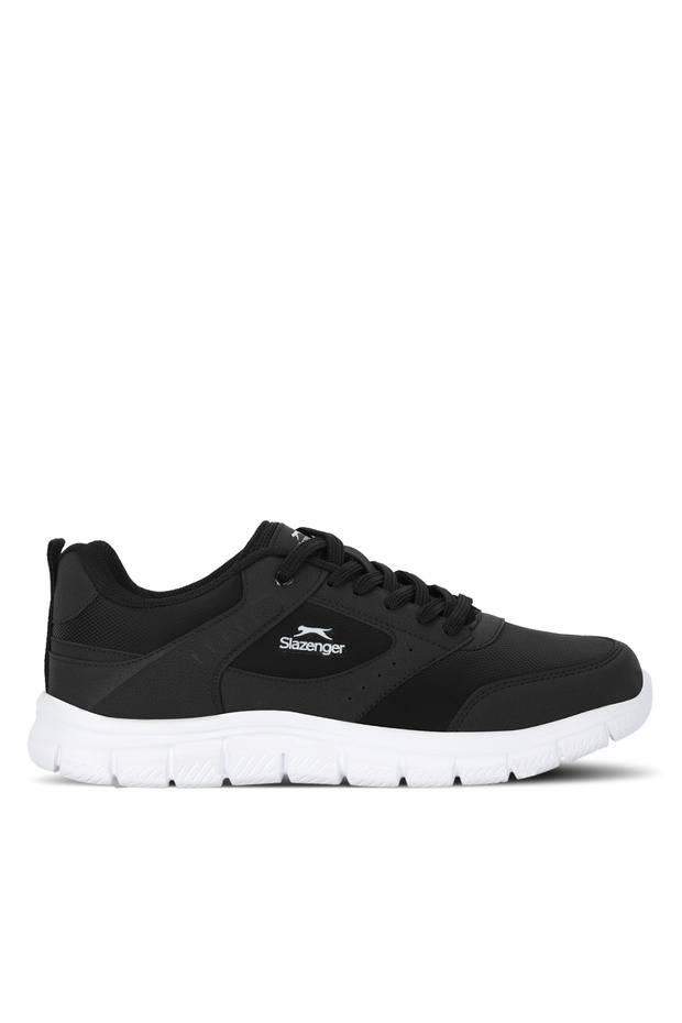 Genfit Men's Large Size Black / White Running & Walking Sports Shoes