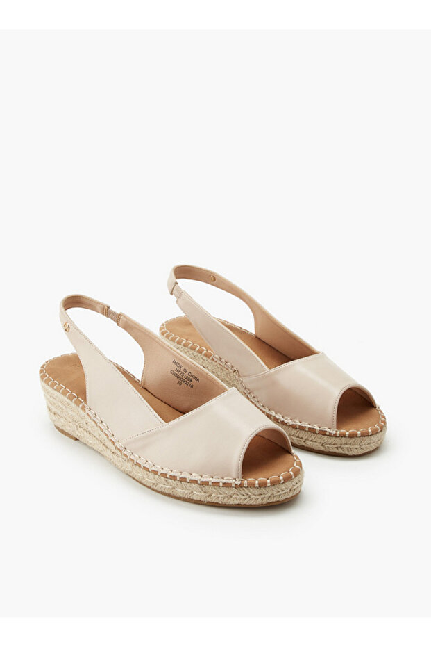 Women Peep Toe Espadrille Sandals
