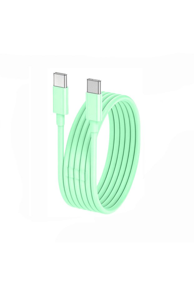 3M 2PCS green USB C to Type C Multi Color Cable PD Fast Charging Data Cable For Phone15 15Pro Huawei