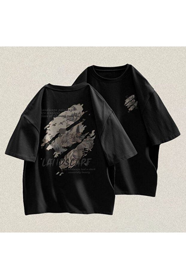 Unisex Printed oversized T-shirt