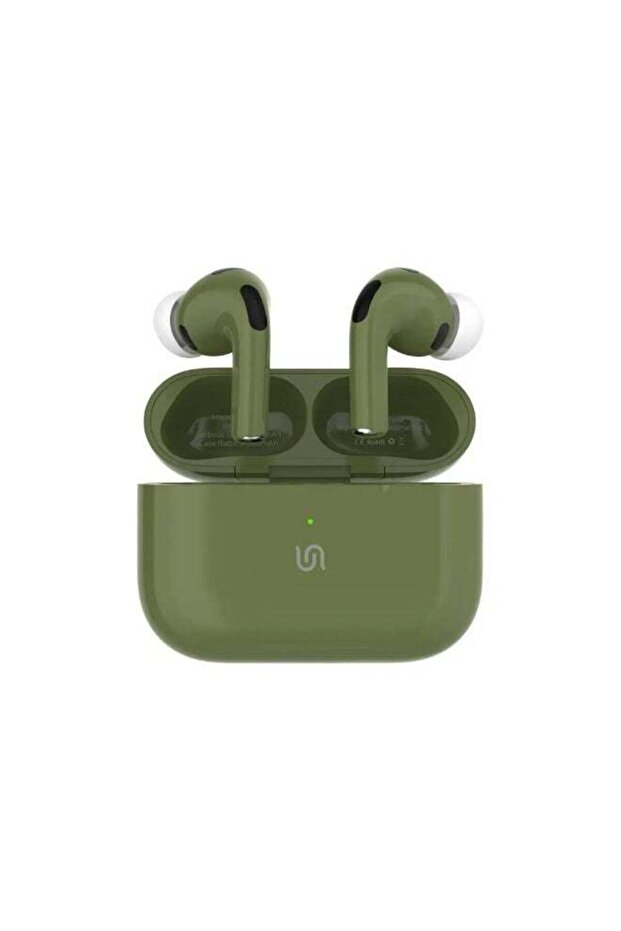 Soundtec ANC Earbuds Pro III True Wireless Bluetooth 5.4, Active Noise Cancellation 25dB, IPX4 Water Resistant, USB-C & Wireless Charging, 25m Range, 20H Total Playtime-Green