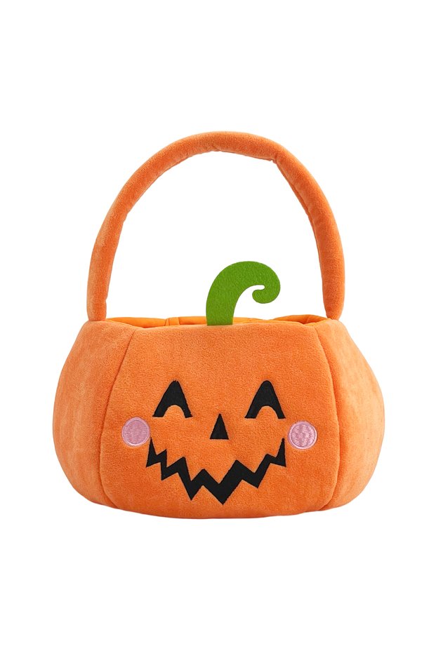 Halloween Plush Pumpkin Bag 25x15cm