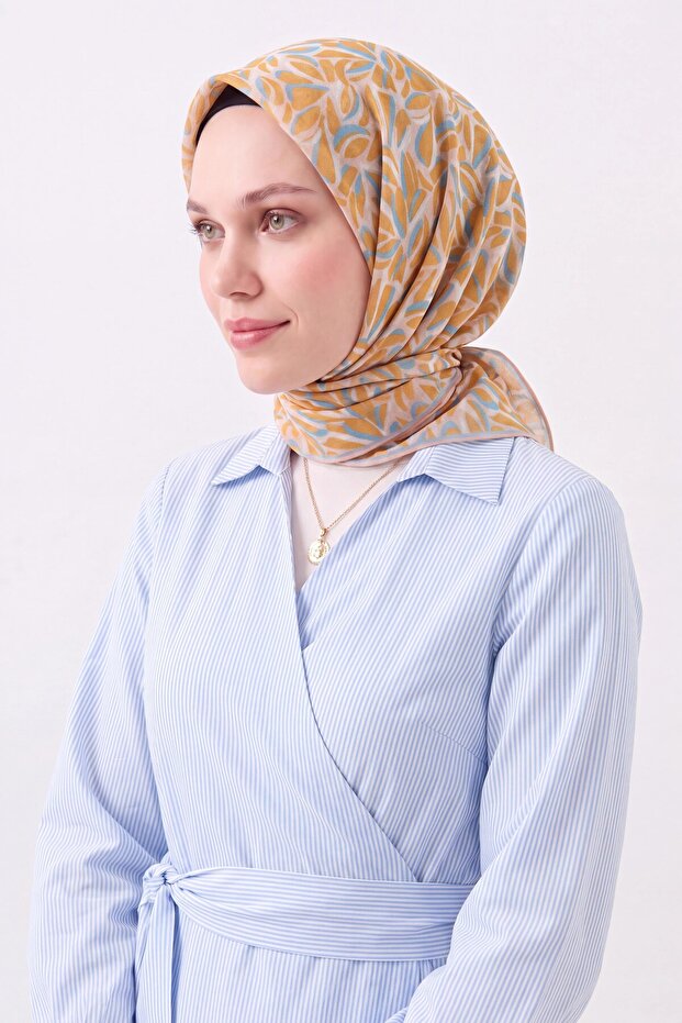 Soft Scarf Pebble Mustard