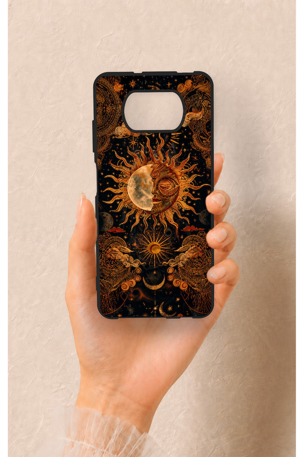 Poco X3 Compatible Mystic Sun Patterned Silicone Case