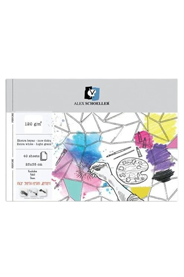 Alex Spiral Picture Notebook (35 *50 cm) 120 Grams 40 Sheets (Alex-0787)