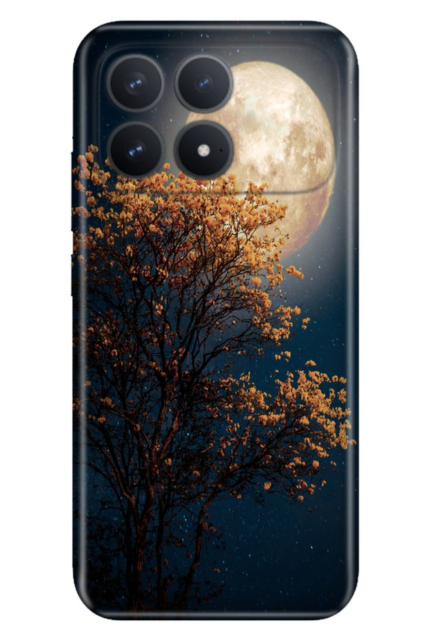 Poco F8 Pro 6.59" Case Colorful Silicone Printed Tpu Full Moon