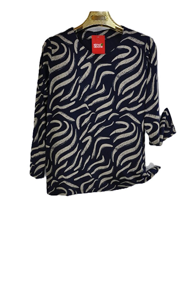 Plus Size Women's Combed Cotton Blouse