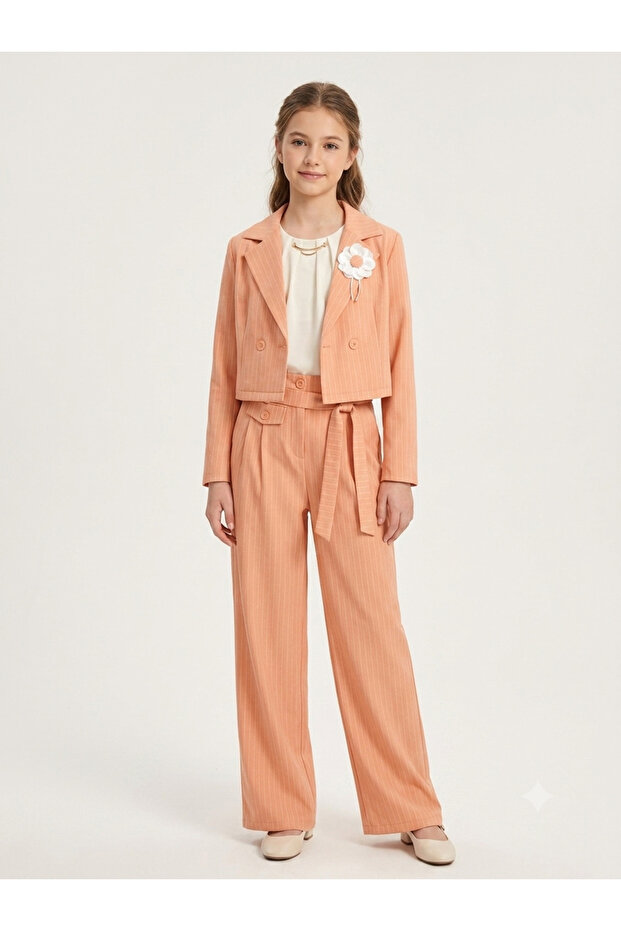 Girl's Jacket and Trousers 3-Piece Set 12/16 Years