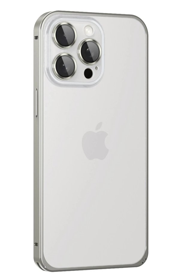 Aconcept iPhone 15 Pro Metal Bumper Matte Cover (222901) - Gray