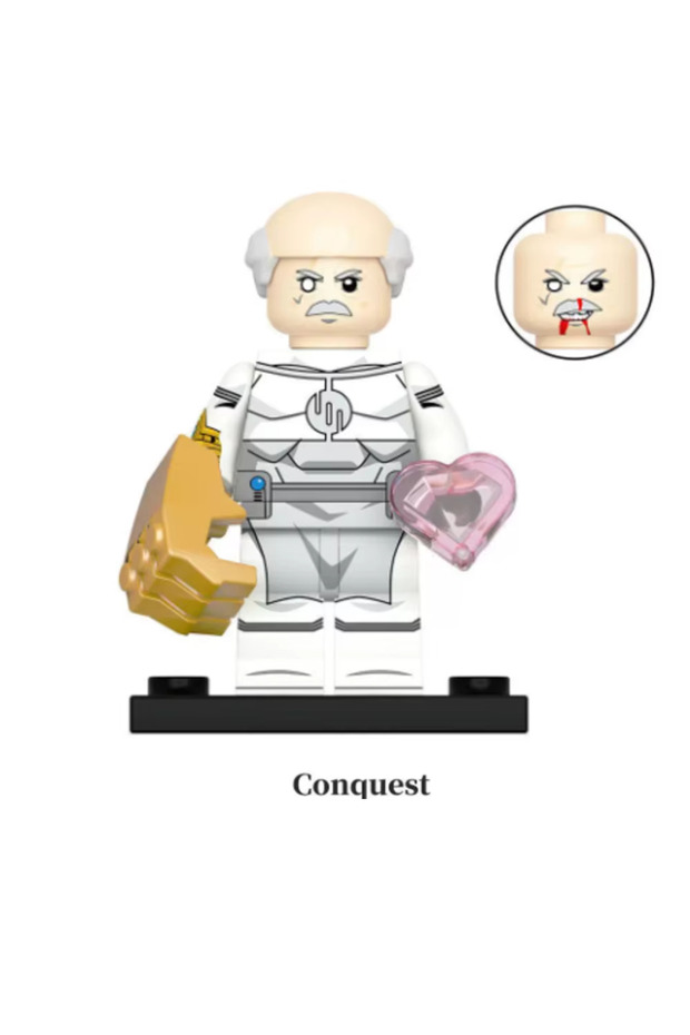Conqueror Invincible Series Omni Man Mark Atom Eve Figurine 3D Hero Statue Home Ornament Toy Gift Fo