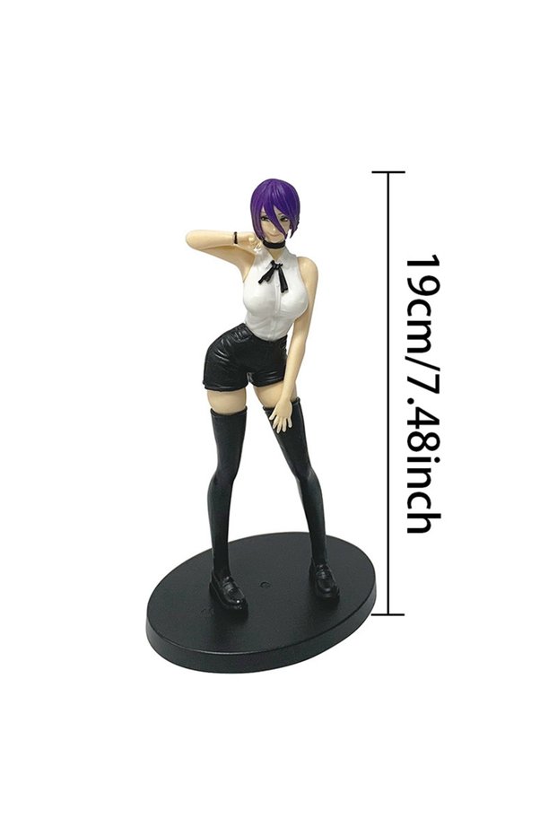 Bandai 19cm White No Box 18.5cm Chainsaw Man Anime Figure Demon Reze Action Figure Chainsaw Demon Fi