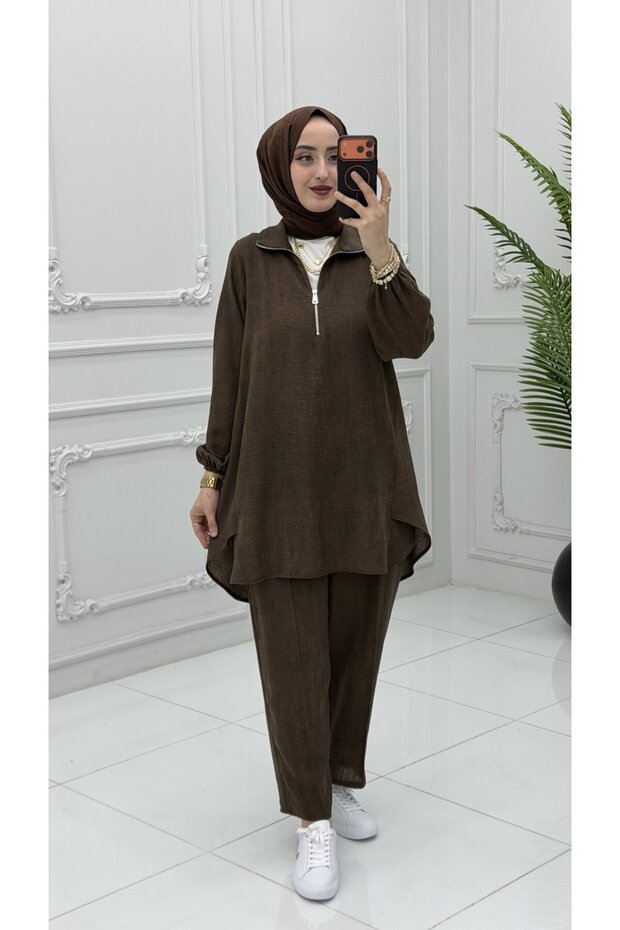 Nevra Suit Brown
